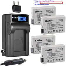 Kastar Battery LCD AC Charger for Canon LP-E8 LC-E8 Canon EOS Rebel T3i Camera