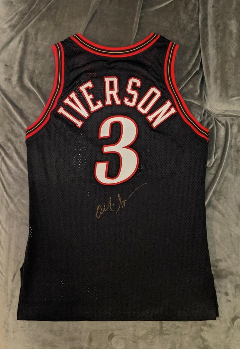 ALLEN IVERSON Philadelphia 76ers TEAM ISSUED 1997-98