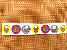 VINTAGE SCRATCH & SNIFF STICKER CTP CREATIVE TEACHING PRESS FULL STRIP PUMPKIN