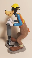DISNEY GOOFY AS CONSTRUCTION WORKER JACK HAMMER PVC FIGURE FIGURINE CAKE TOPPER