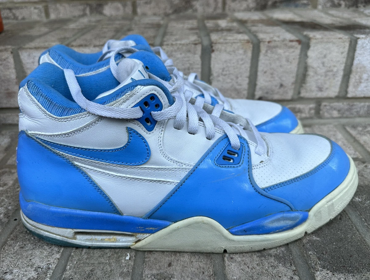 Vintage Nike Air Flight '89 White/University Blue 624012 145 NEED RESTORATION