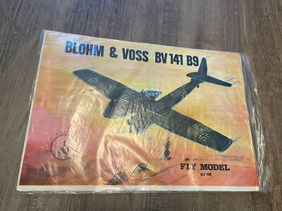 Vintage Fly Model Blohm & Voss BV 141 B9 1:33 Paper Model Cut Out