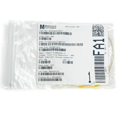 87 pcs Vishay Dale CRCW12064K02FKEA Thick Film Chip Resistors 4.02k Ohms