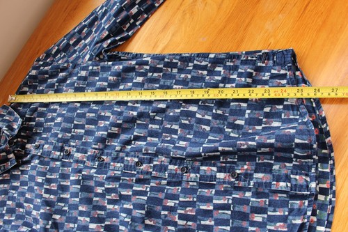 Scotch Soda Shirt Blue Patterned Wheel Of Fortune Cotton Size Small S - Picture 13 of 13