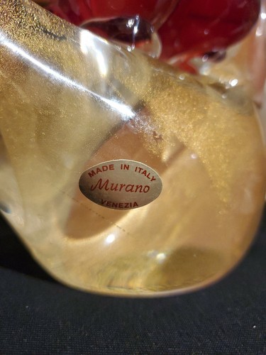 50er Jahre Italienische Venezia Murano Glas Liebe Vögel Herz Skulptur - Bild 6 von 6
