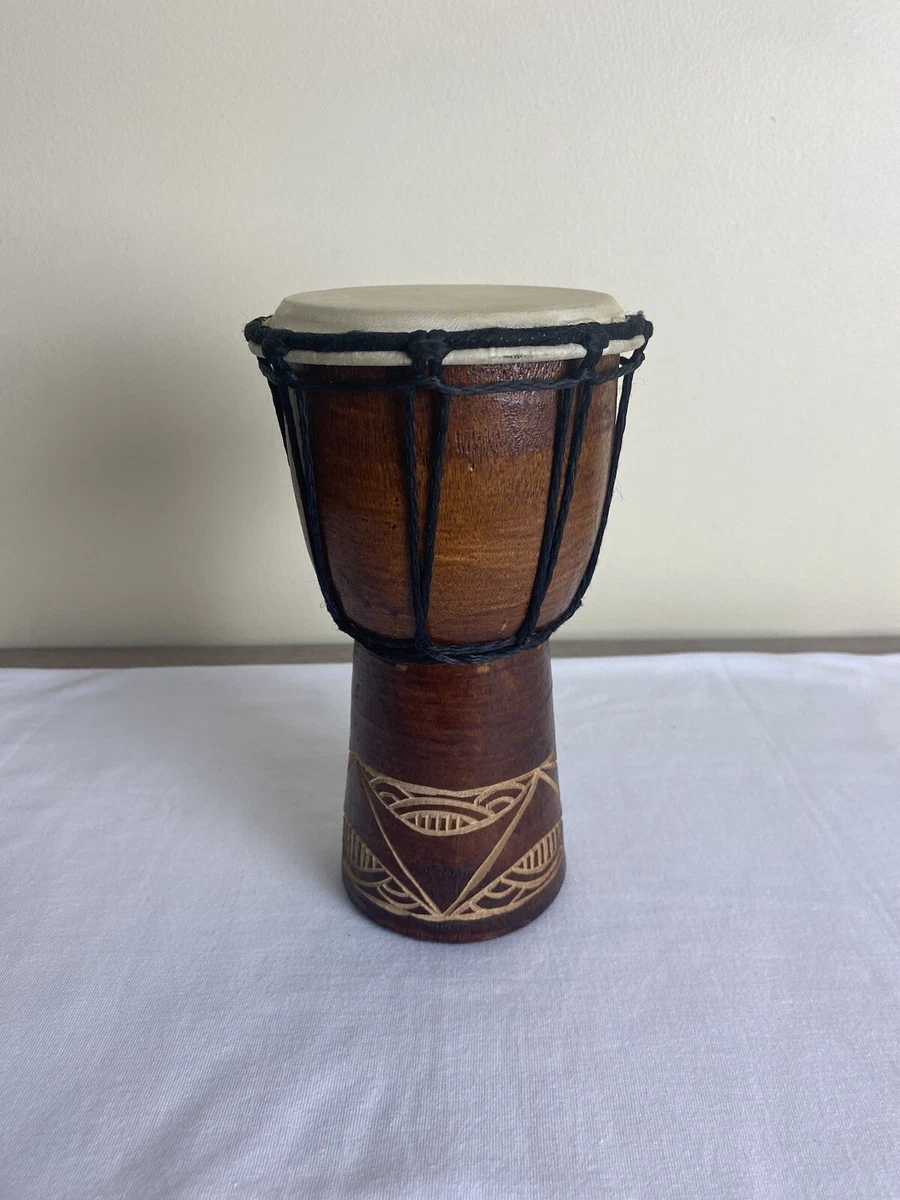Small Wooden Drum African Djembe Style Hand Drum