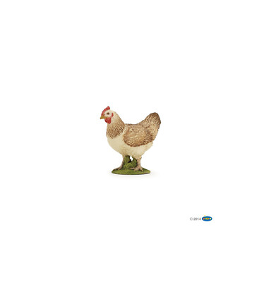 Papo 51159 Rote Henne Modell Kunststoff Spielfigur Huhn Spielfigur Geflügel Bauernhof