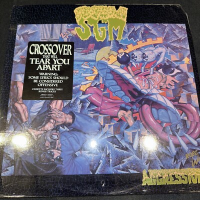 SGM - Aggression (Vinyl LP, 1988, Medusa Records) Brand New! Out Of Print W/Hype