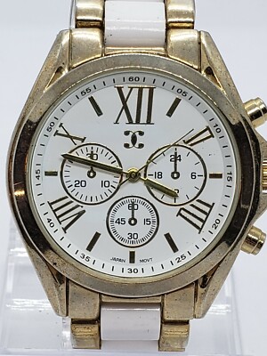 Charming Charlie ry4121gdwh Women Watch Charming Charlie White And Beige Zig Zag Dial Women main image 3