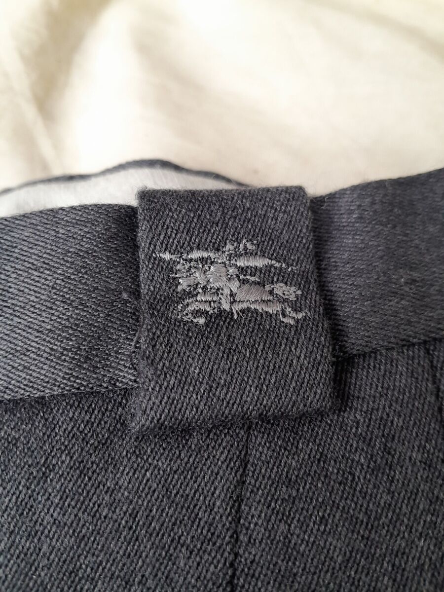 Vintage Burberry Pants Mens 34in Grey Tailored Trousers EU Vintage Burberry Pants Mens 34in Grey Tailored Trousers EU