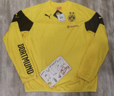 NWT Borussia Dortmund BVB 09 Football Soccer Puma Training Sweat