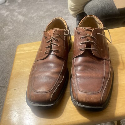 Dockers Men\'s Brown Leather Lace-Up Dress Shoe Dockers Mens Dress Shoes Color Brown Size 12 M Leather Lace  main image 2