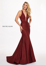 Authentic Rachel Allan 6472 Dress--Color: Marsala --Size:0 -Prom Dress