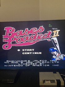 Bases Loaded II 2 Second Season (Nintendo NES) Game And Sleeve, TESTED