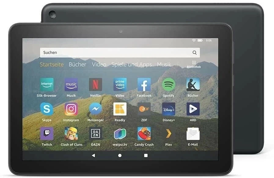 Amazon Fire HD 8 32GB Gen10 8 Zoll Tablet Wi-Fi 4G Ohne Simlock Schwarz NEU&OVP✅ - Bild 2 von 4