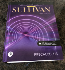 Sullivan Precalculus 12th Edition Instructors...