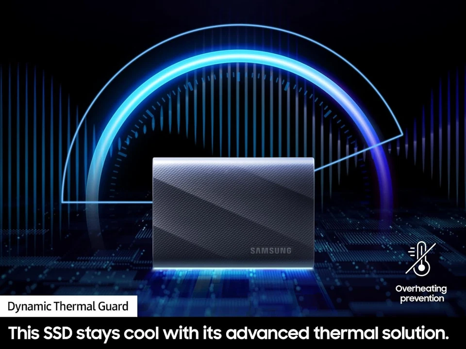 SAMSUNG T9 Portable SSD 4TB, USB 3.2 Gen 2x2 External Solid State Black - Image 4 of 4