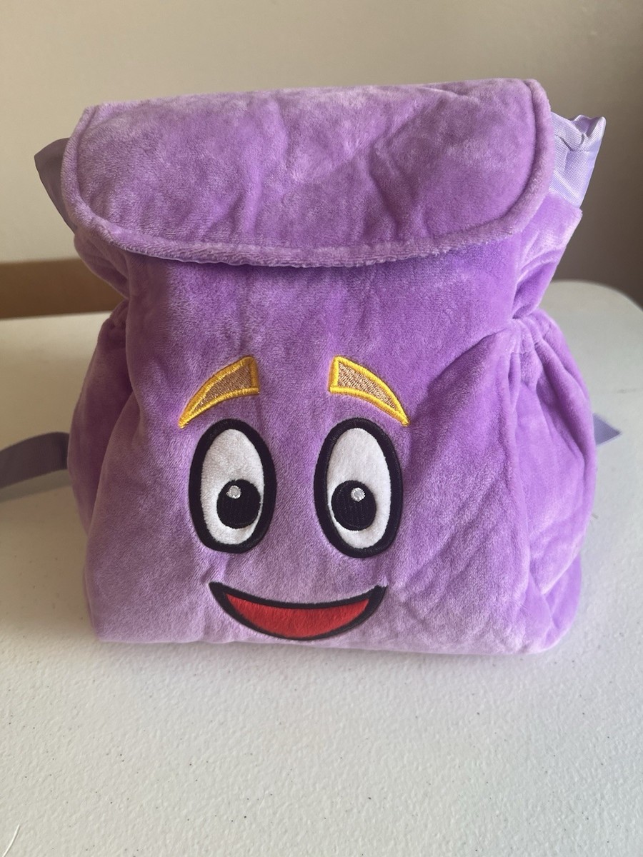 Dora the Explorer Purple Plush Backpack with Drawstring Closure | eBay