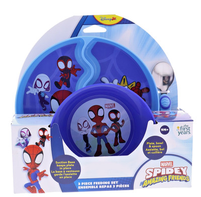 The First Years Marvel Spidey and The Amazing Friends - 3pc Feeding Set