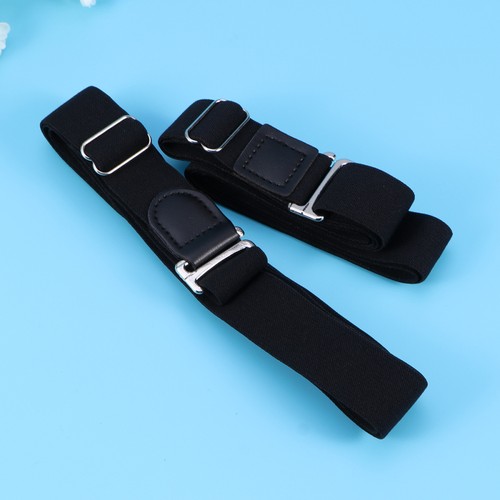 2 Pcs Anti-slip Clip Men and Women Shirt Sleeve Holders Stays Plus Belt for - Picture 11 of 11