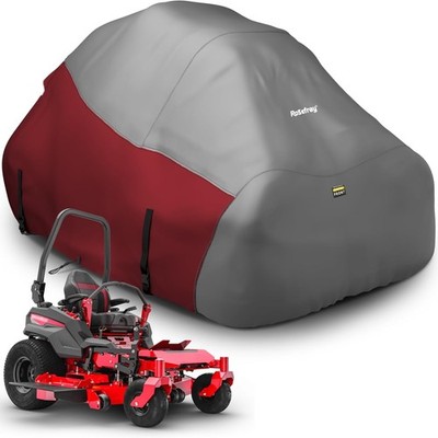 Rosefray Zero Turn Mower Cover,Waterproof 420D Marine Grade Red 
