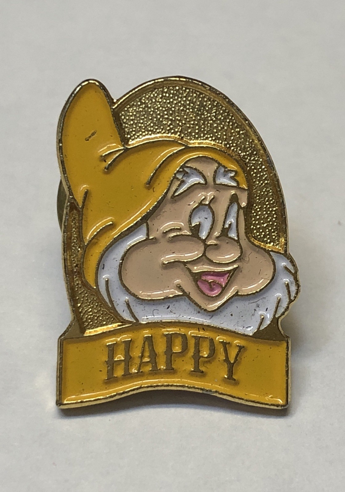 1994 Disney Seven Dwarves Happy Face Pin