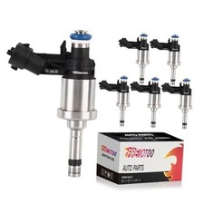Fuel Injectors Pack of 6 Compatible with Buick Enclave 09-11 LaCrosse 10-11