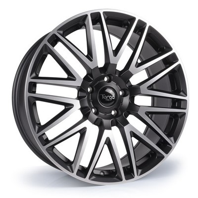 Targa TG7 22x9,5 ET30 5x112 schwarz matt / Maschinenfläche 73,1 mm (bewertet 995 kg) T2295