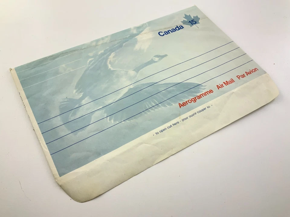 Canada 15 Cent Envelope Aerogramme Air Mail Vintage Philatelic Goose II855 - Image 2 of 4