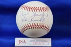 Rick Paul Reuschel JSA COA Autograph OML Major League Signed Baseball