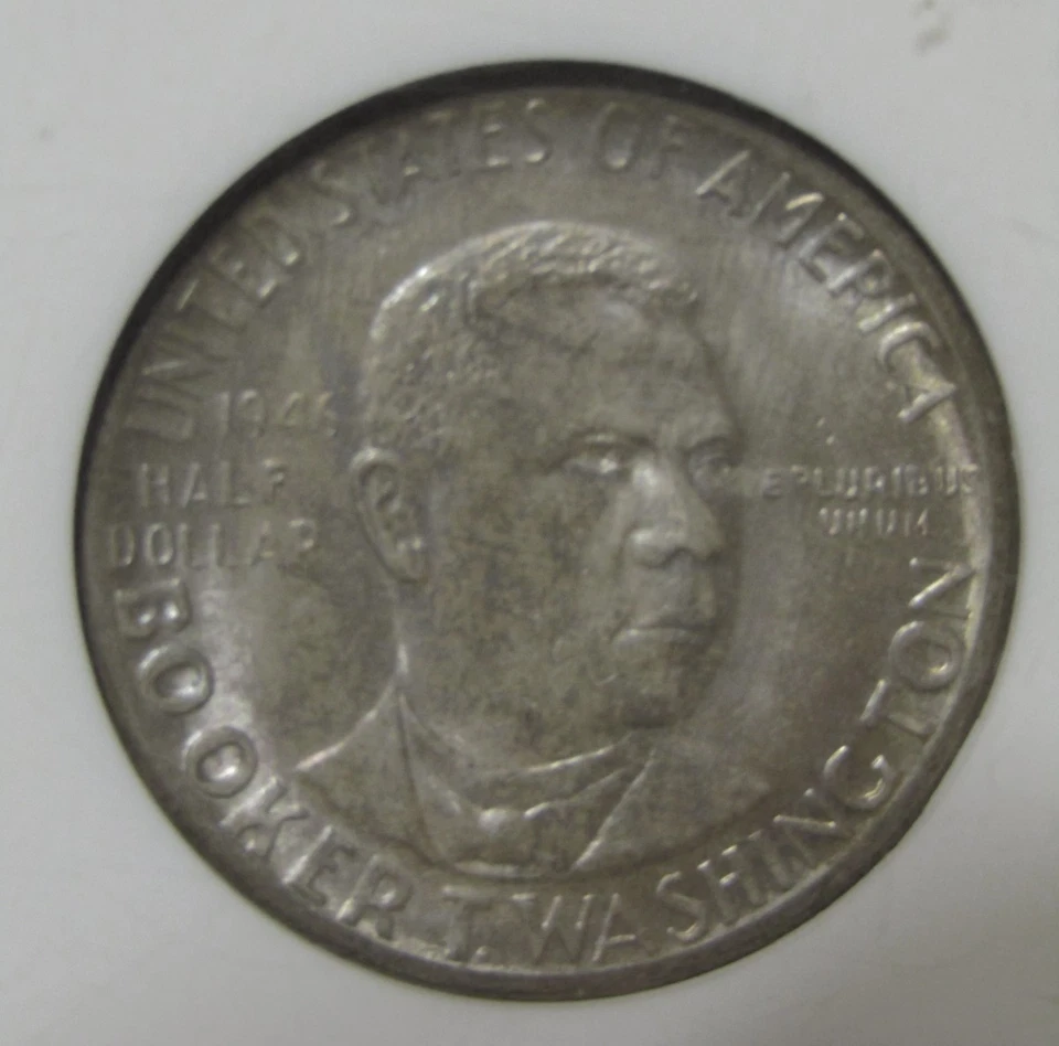 1946-D  U.S. COIN...B.T. WASHINGTON 50 CENTS..NGC MS-64..NICELY  TONED COIN - Image 3 of 4