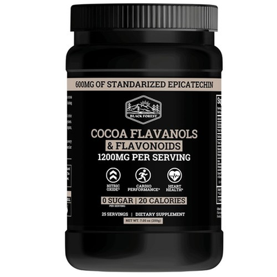 #ad #ad 2 Pcs Black Forest High Flavanol Cocoa Powder and Flavonoids Supplements 1200mg $30.00