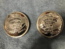 vintage harley davidson shovelhead panhead flh fxwg live to ride gas cap set