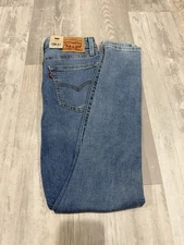 Levi's 721 High-Rise Skinny Jeans Women's W26 L30 Blue Distressed Ripped NEW