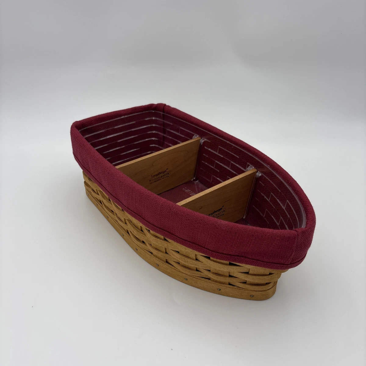 Basket With Liner In Longaberger Baskets (1995-1999) for sale | eBay