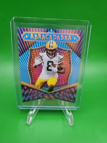 2024 Panini Illusions - 223/299 Abracadabra Green Bay Packers - Josh Jacobs #17 - Picture 7 of 7