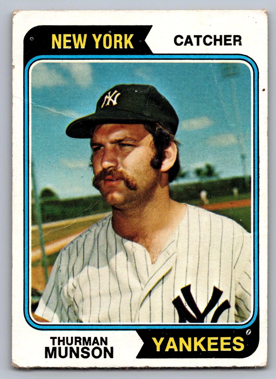 Thurman Munson trading card