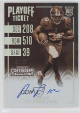 2016 Contenders Rookie RPS Playoff Ticket Sepia 91/99 Paul Perkins #317 Auto x5u