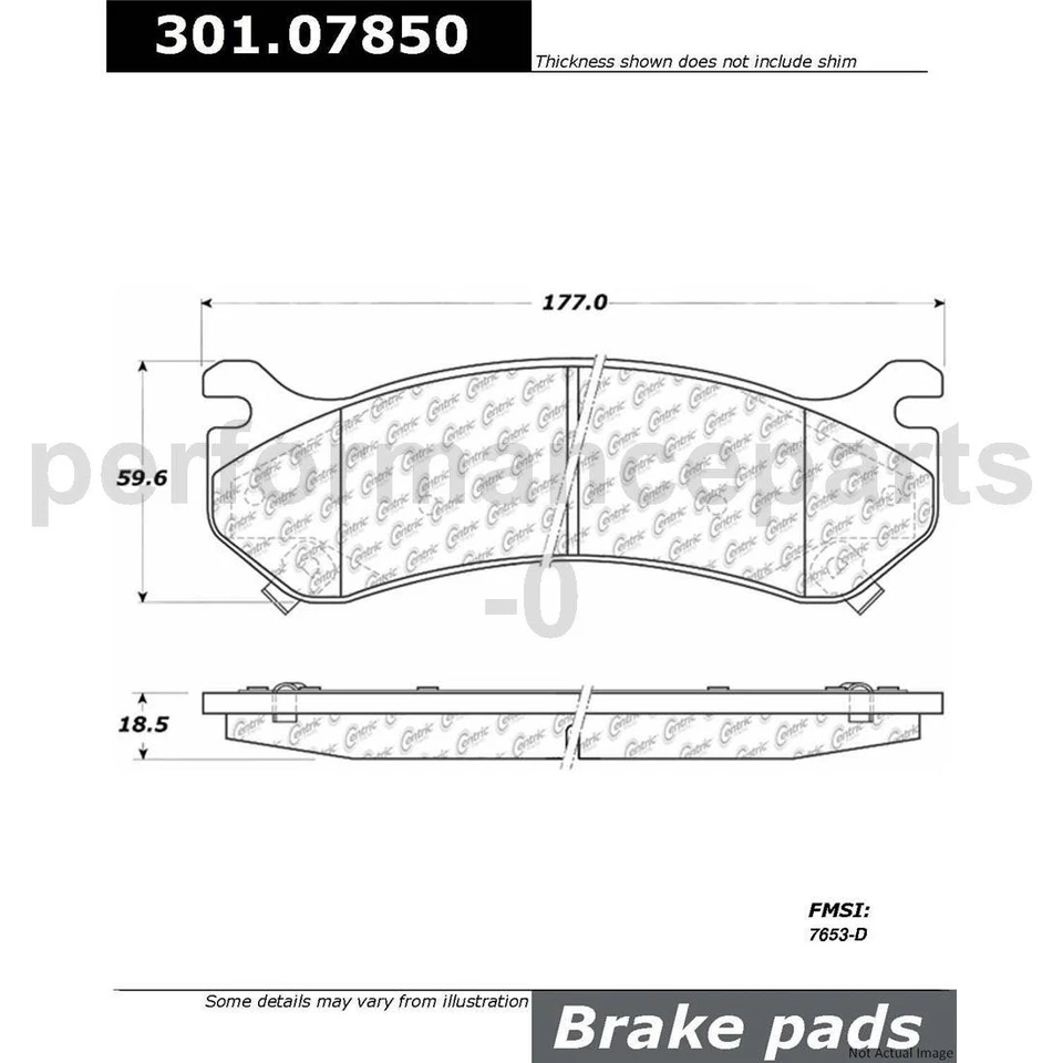 Juego de pastillas de freno de disco delanteras rotor de freno de disco para Chevrolet Express 2500 2003-2006 Foto 4 de 4