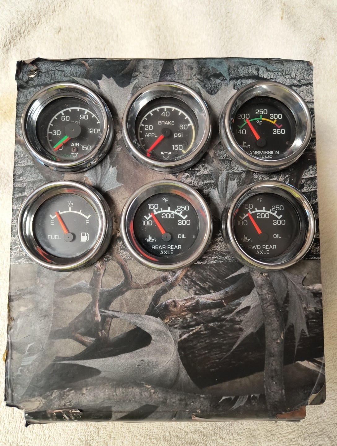 Kenworth W900 Instrument Gauge Cluster Q43-1058-11 RevD CB-1058 07/13/2000