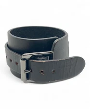 JAM HOME MADE Leather Bracelet Single Buckle LaVish Authentic Chain 2112