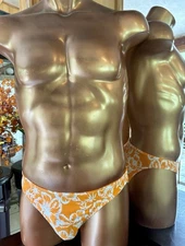 Large Orange Hibiscus Bikini made in the USA MaryAngel Boutique