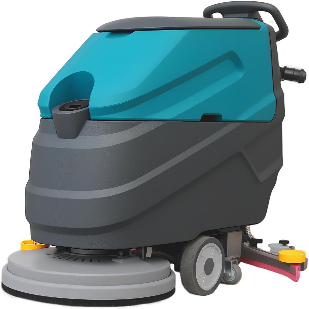 22" Walk-behind Floor Scrubber Dryer Machine 32000 Sqft/h 18.5-gal 31.5" Suction