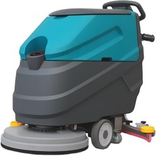 22" Walk-behind Floor Scrubber Dryer Machine 32000 Sqft/h 18.5-gal 31.5" Suction