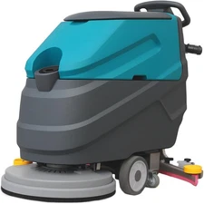 22" Walk-behind Floor Scrubber Dryer 32000 Sqft/h 18.5-gal Tank 31.5" Suction