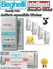 BEGHELLI INTELLIGENT ANTIFURTO ALLARME WIRELESS CASA NO FILI GARANZIA SIRENA LED