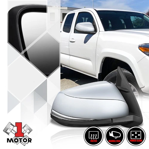 [Right] Passenger Side Power+Heated+BSD Mirror Foldable for 16-17 Toyota Tacoma