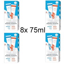 4x 2er Pack Aronal Elmex Doppelschutz Zahnpas...
