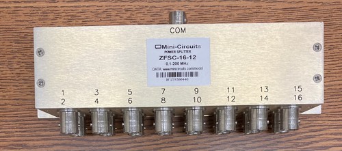 NEW Mini-Circuits 16 Ways - ZFSC-16-12 - Power Splitter Divider 0.1 - 200 MHz - Picture 1 of 5