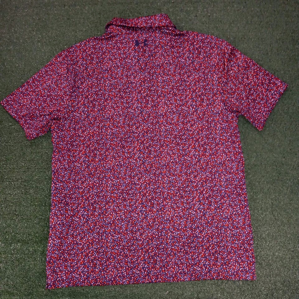 Under Armour The Playoff Polo Shirt Golf Performance Stretch Mens Large